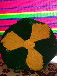 Best Green And Yellow Colour Pillow Peace Of 1