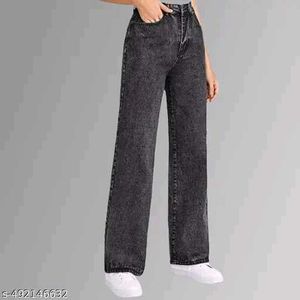Stylish Gray Wash Jeans