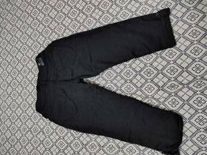 Black Denim Capri