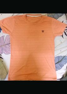 Printjas Fluorescent Orange T-Shirt | Running T-Sh