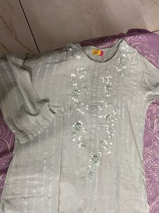 Elegant pista Green Kurta