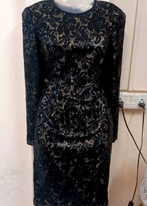 Cocktail Lace Sequence Bodycon