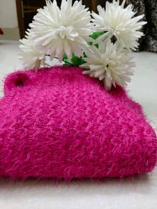 Stylish Pink Knit Cardigan