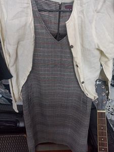 Korean Checkered Dress