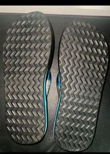 Dressberry Blue &amp; Black Flip Flops
