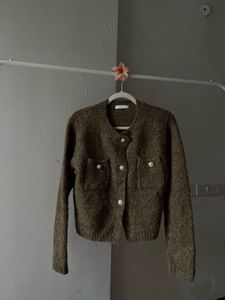 Amber Pearl Buttoned Down Cardigan