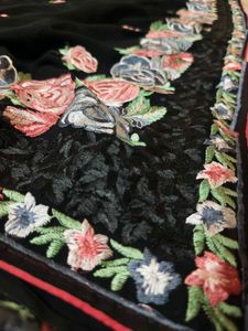 Elegant Flower black 🖤 saree