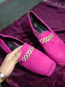 Pink Platform Boots