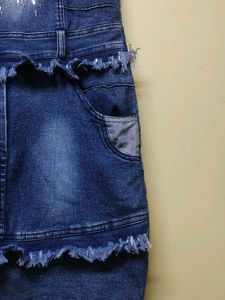 Girls Light Blue Jeans Dress