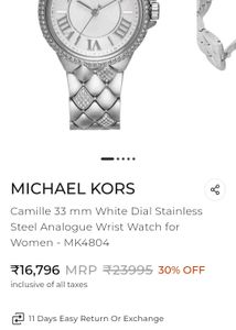 Michael Kors Silver Bracelet Watch