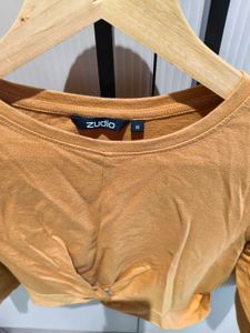 Cute Twist Front Crop Top