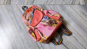 Floral Print Backpack