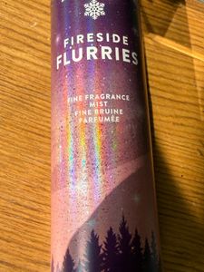 Bath &amp; Body Works Fireside Flurries Mist sample.