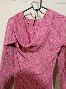 Pink Full Zip Hoodie