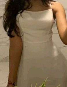 Women&#39;s White Backless Mini Dress