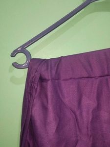 Purple Tassel Scarf