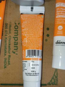 Derma Sunscreen &amp; L&#39;Oreal Shampoo