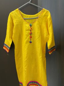 Yellow Kurti