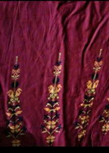 W Kurta Gota Lining