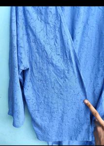 Blue Floral Cardigan