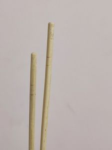 Steel Chopsticks Red Rose Print Reusable