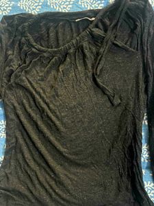 Black Long Sleeve Top