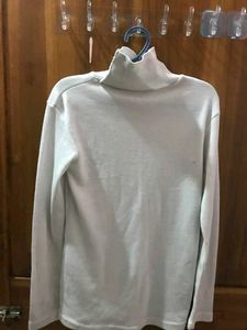 White Turtleneck Sweater