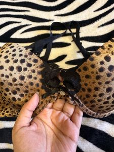 Cheetah Print Bra