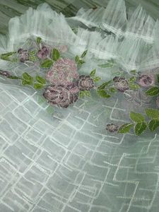 net dupatta with frillls