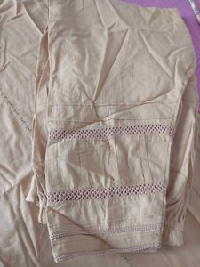 Mustard Kurta With Bottom