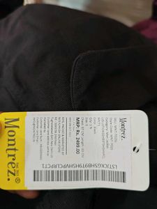 Montrez Black Denim Jacket, S Size