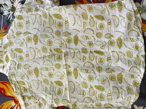 Tropical Print Button-Down Shirt