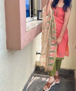 Cotton Kurta Set