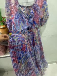 Paisley Print Maxi Dress