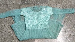 Mint Sequin Embellished Outfit
