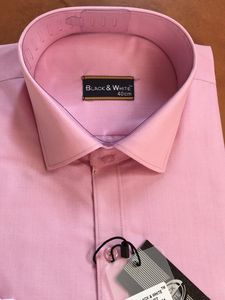 Black &amp; White Pink Dress Shirt
