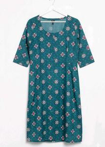 Elegant Teal Printed Kurta