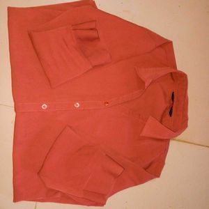 White Sassafras Jeans Not Used,Peach Shirt