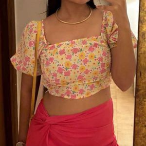 floral Crop Top