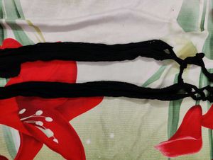 Floral Lace Stockings with Garter