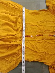 Elegant Yellow Kurti