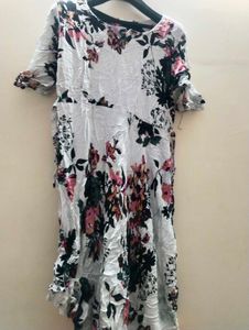 Floral Print Midi Dress