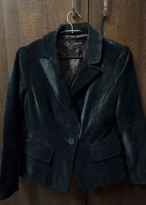 Velvet Green Jacket