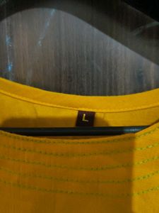 Yellow Short Kurti