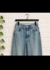Wide Leg Denim Jeans