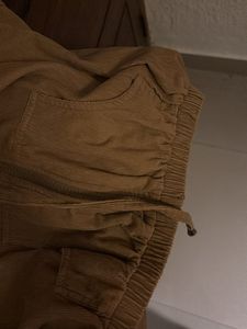 Solid Corduroy Cropped Bomber Jacket