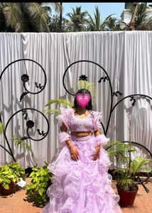 Designer Lehenga, diamond embellished blouse