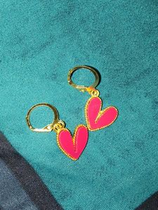 Heart Drop Earrings