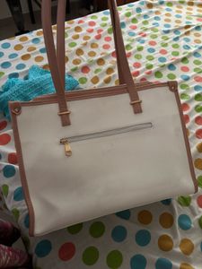 Chic Tote Bag with Floral Design