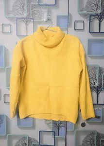 Yellow Turtleneck Sweater